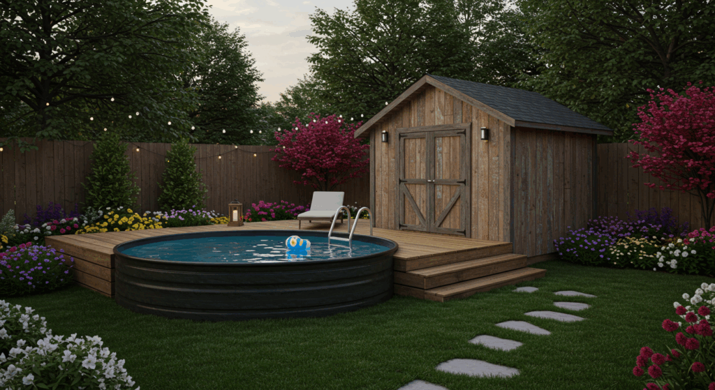 Transform your Back Yard in Arizona into a Luxury Oasis by having a stock tank pool